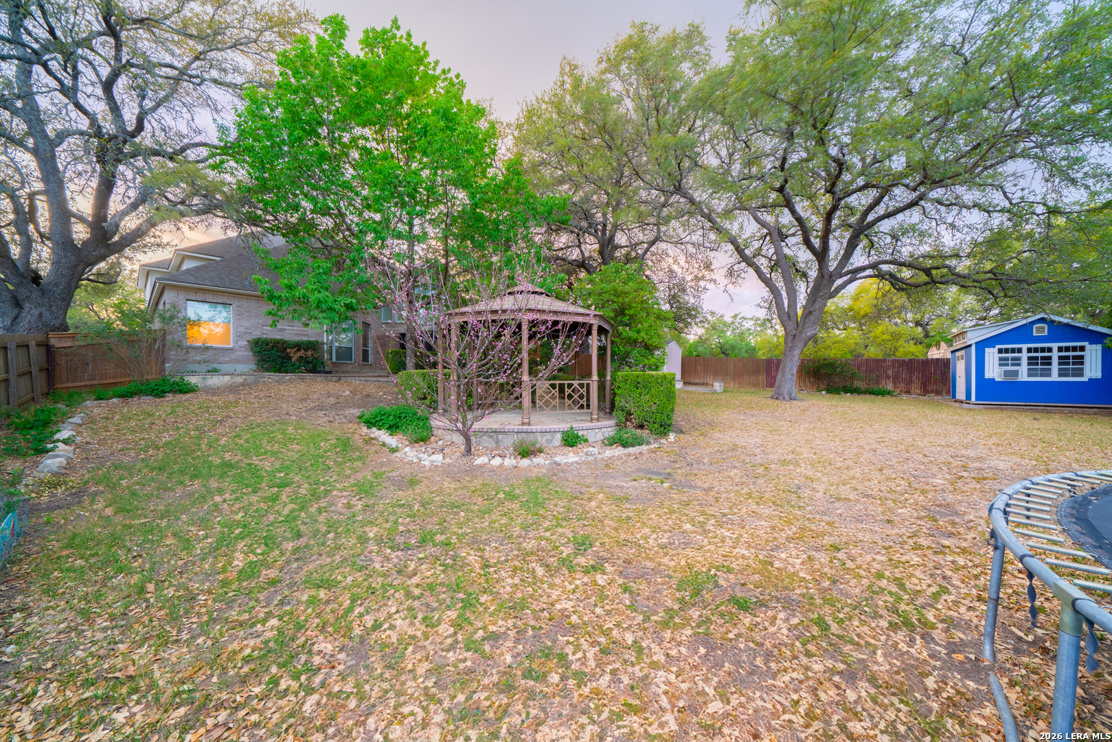 13034 Wild Heart Helotes, TX 78023 - Photo 39 of 49 a view of a house with backyard and a tree