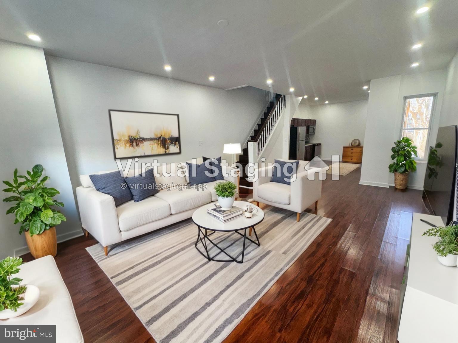126 North Paxon Street Philadelphia, PA 19139 - Photo 6 of 38 a living room with furniture and wooden floor