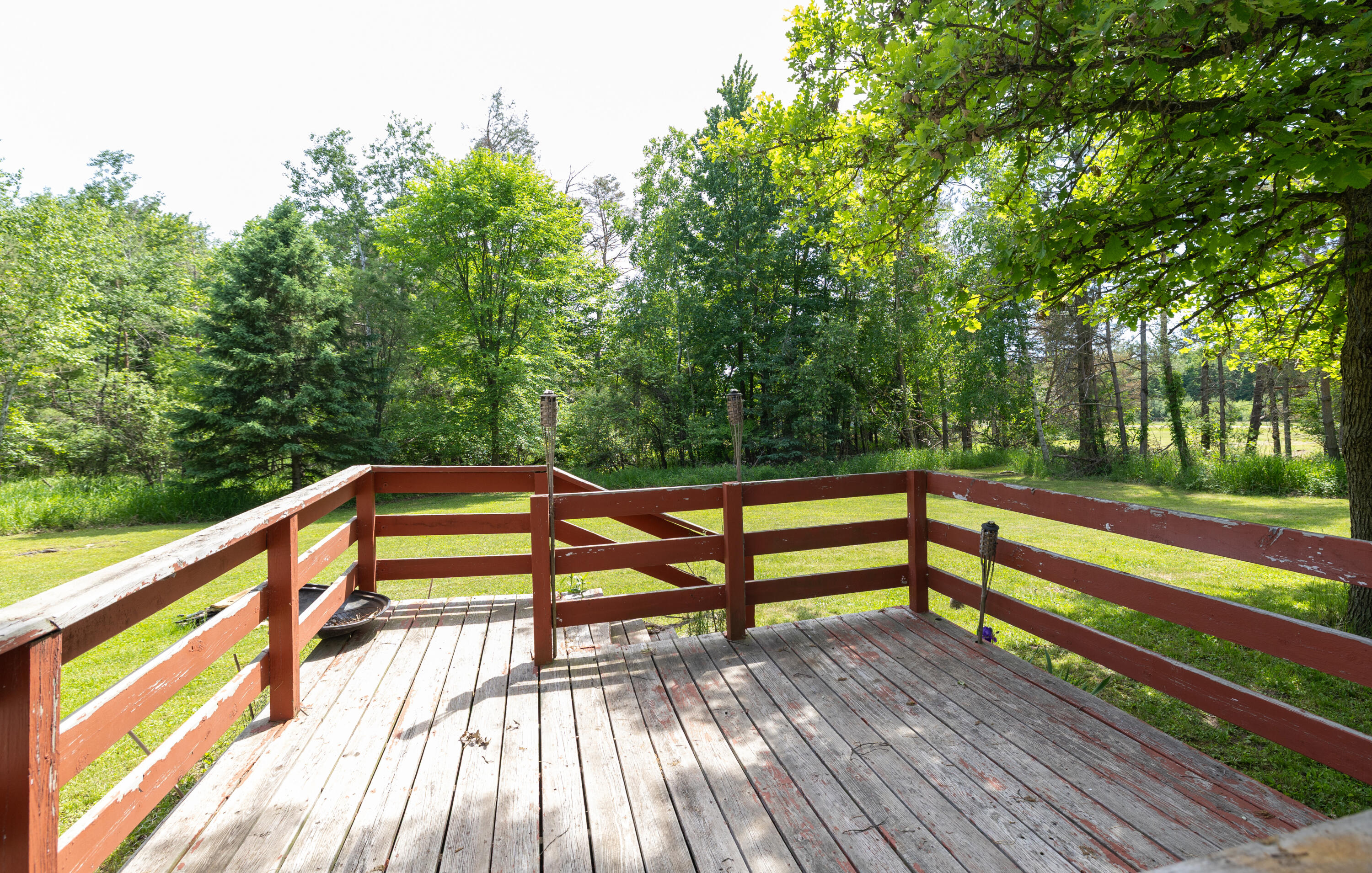 4678 Huser Road Seneca, WI 54489 - Photo 20 of 38 Exterior Back Deck