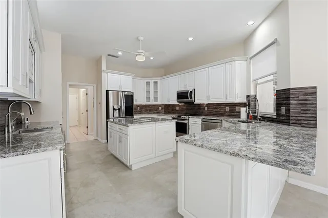 a view of hallway with shower