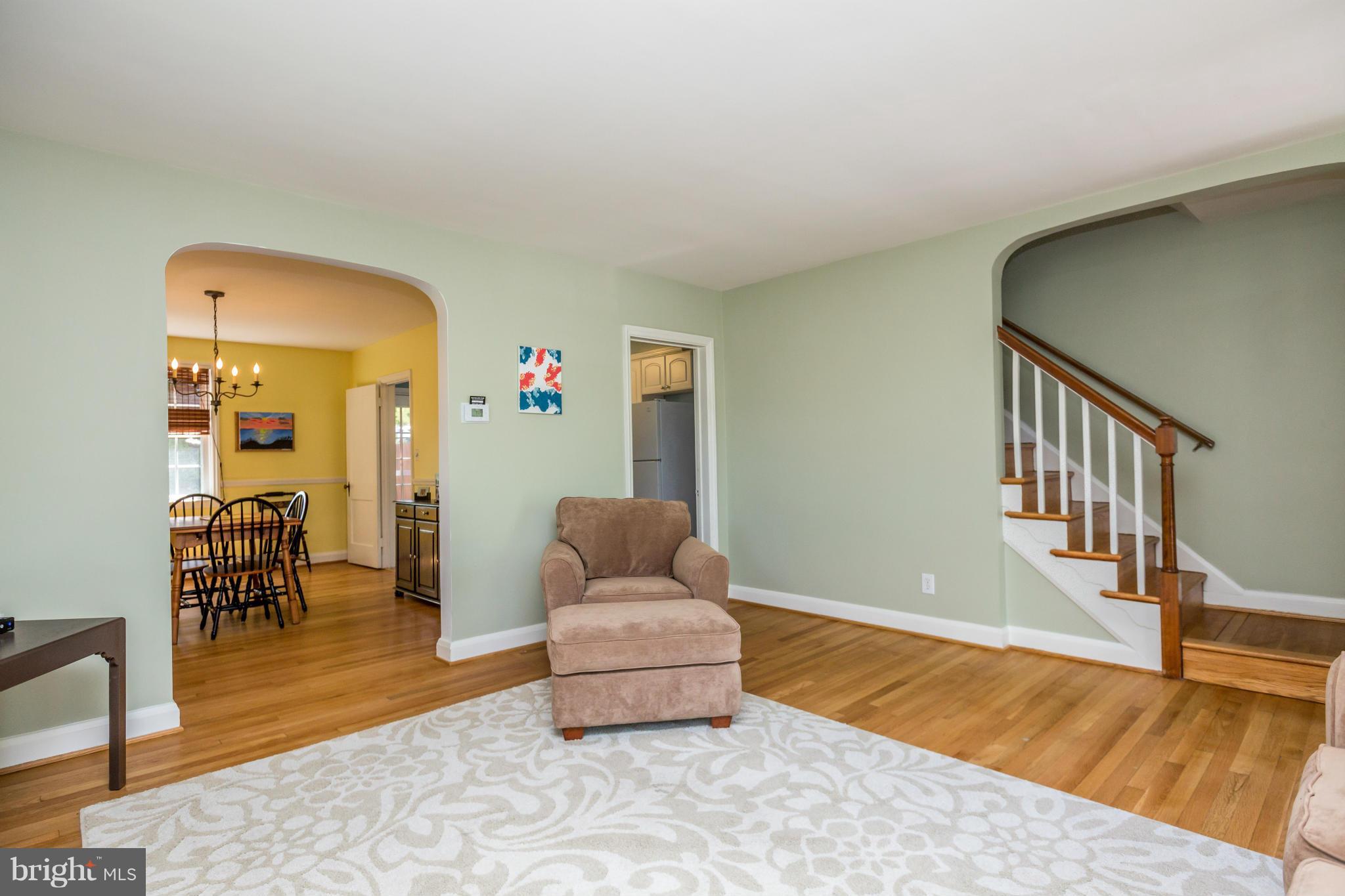 403 Overbrook Road Baltimore, MD 21212 - Photo 3 of 26 a living room with furniture and a wooden floor