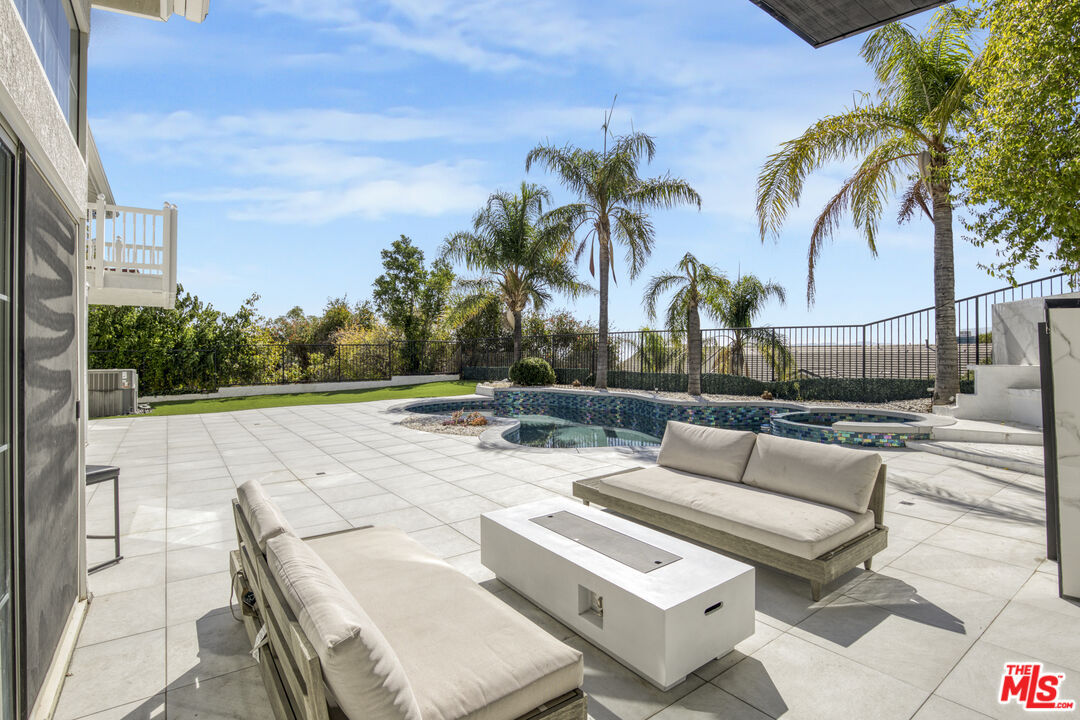 19668 Pine Valley Way Porter Ranch, CA 91326 - Photo 38 of 52 a view of outdoor space with seating