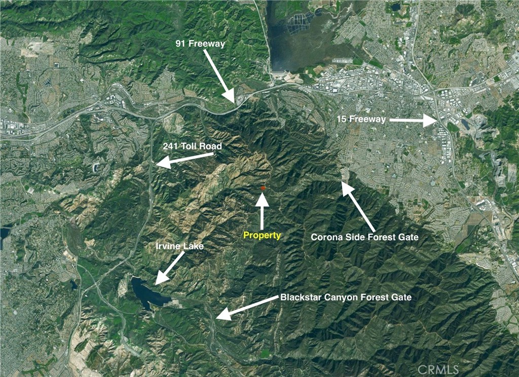 9 Black Star Canyon Road Silverado, CA 92676 - Photo 5 of 11 a view of a yard