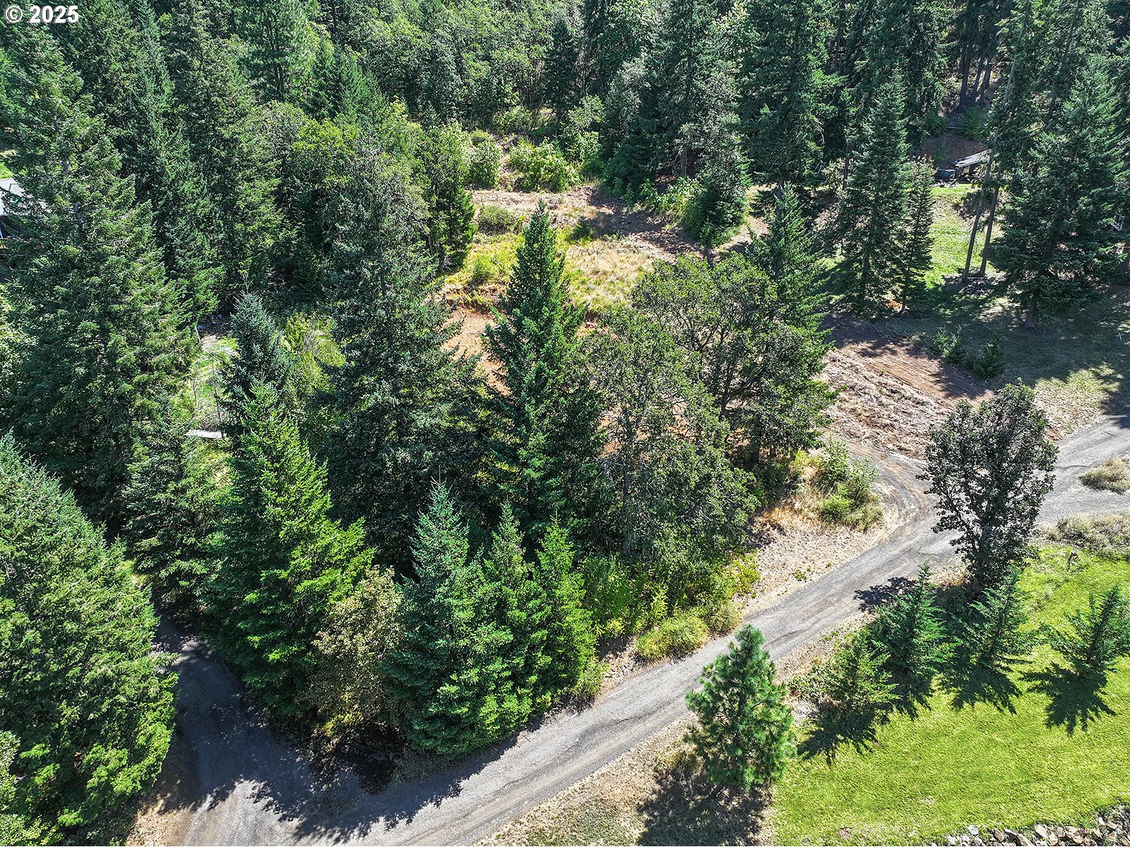 3355 James Road Hood River, OR 97031 - Photo 12 of 19 an aerial view of residential house with outdoor space and trees all around