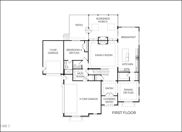 a picture of a floor plan