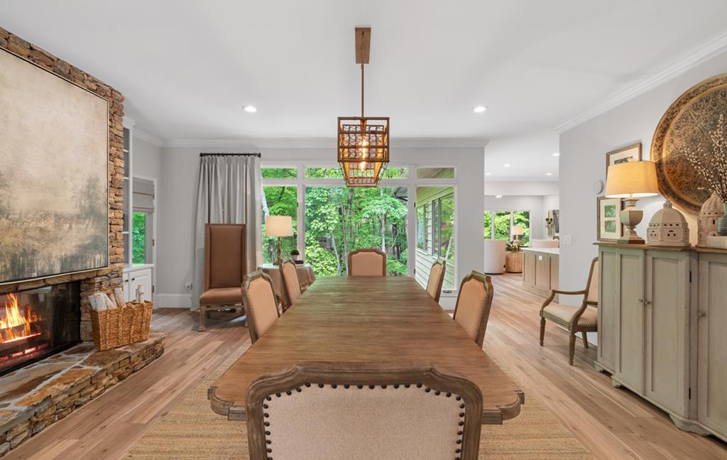 220 Wake Robin Drive Jasper, GA 30143 - Photo 16 of 81 a view of a dining room with furniture window and wooden floor