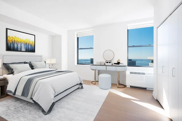 a room with a table and chair