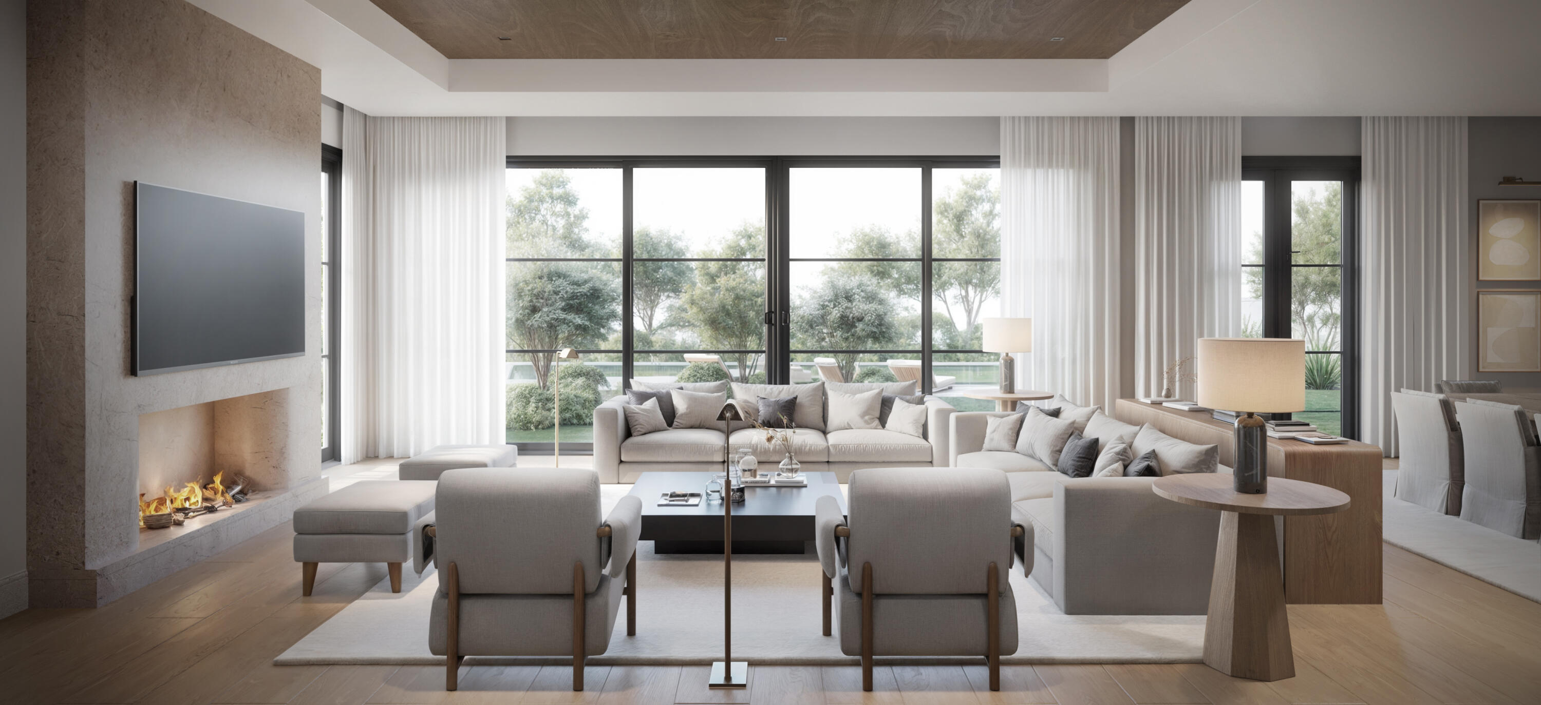 824 Azalea Street Boca Raton, FL 33486 - Photo 23 of 36 a living room with furniture and a large window