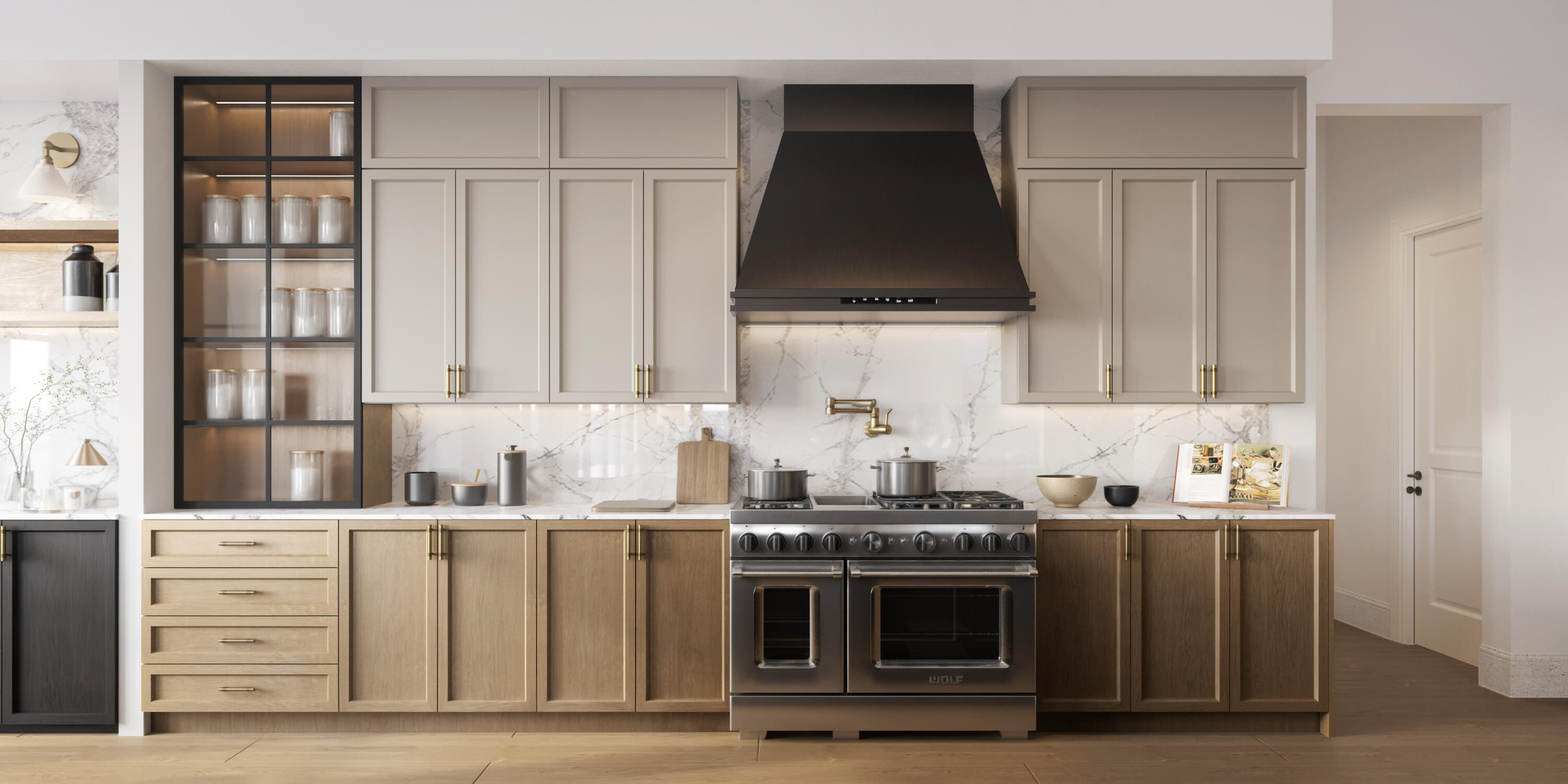 824 Azalea Street Boca Raton, FL 33486 - Photo 27 of 36 a kitchen with stainless steel appliances a stove a sink and white cabinets