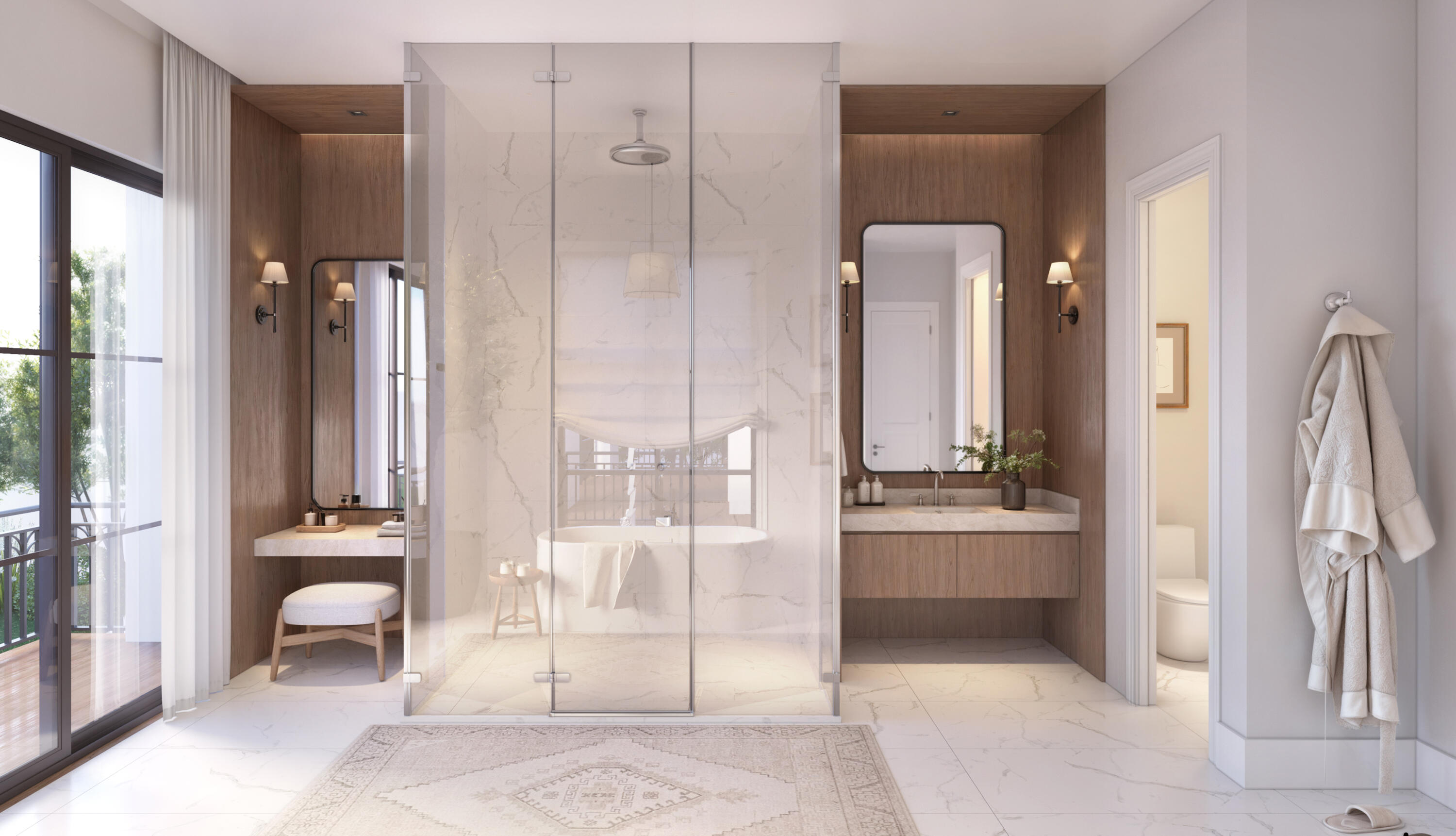 824 Azalea Street Boca Raton, FL 33486 - Photo 33 of 36 a view of a bathroom with tub shower and windows