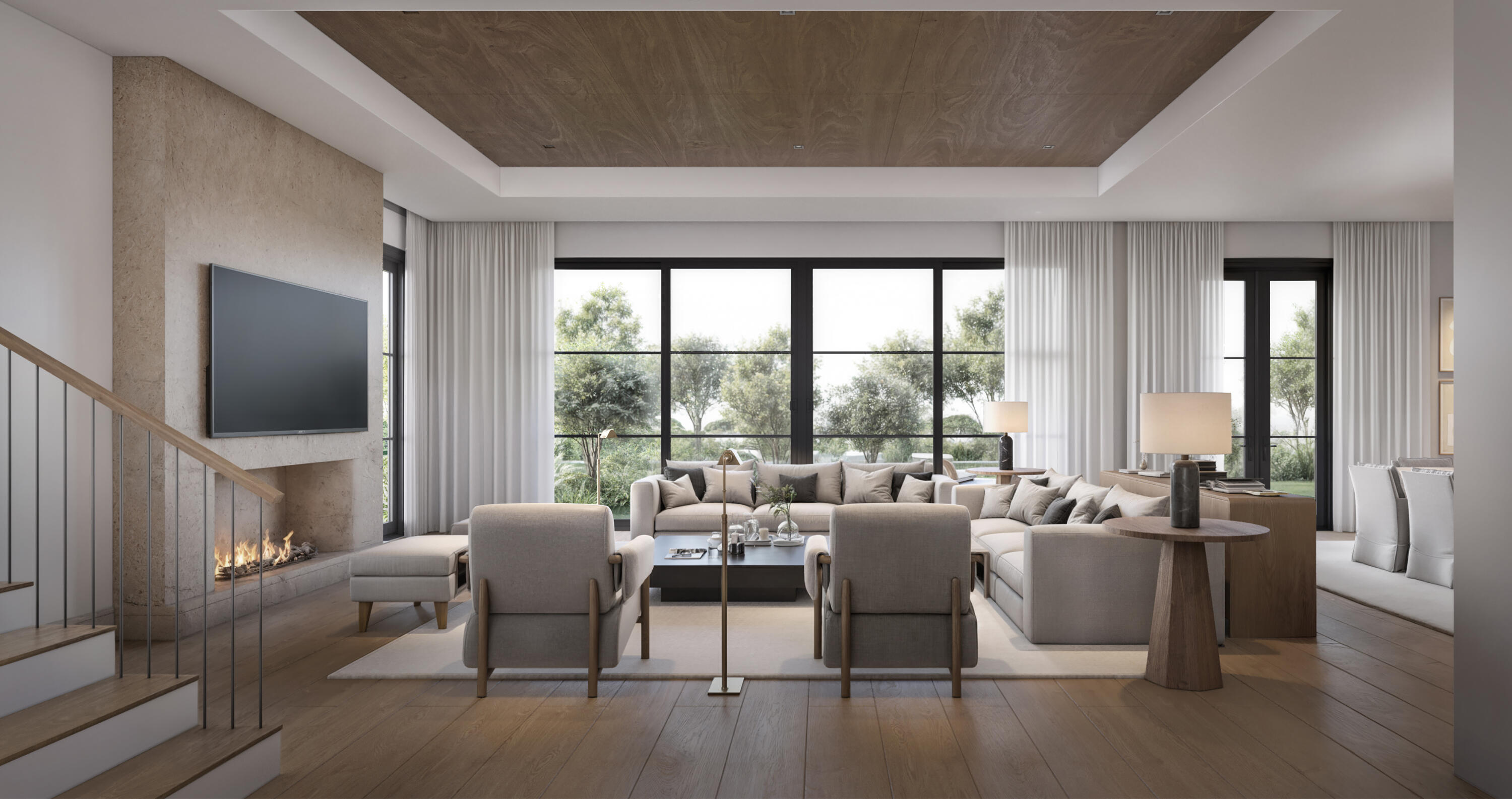 824 Azalea Street Boca Raton, FL 33486 - Photo 6 of 36 a living room with furniture and a flat screen tv