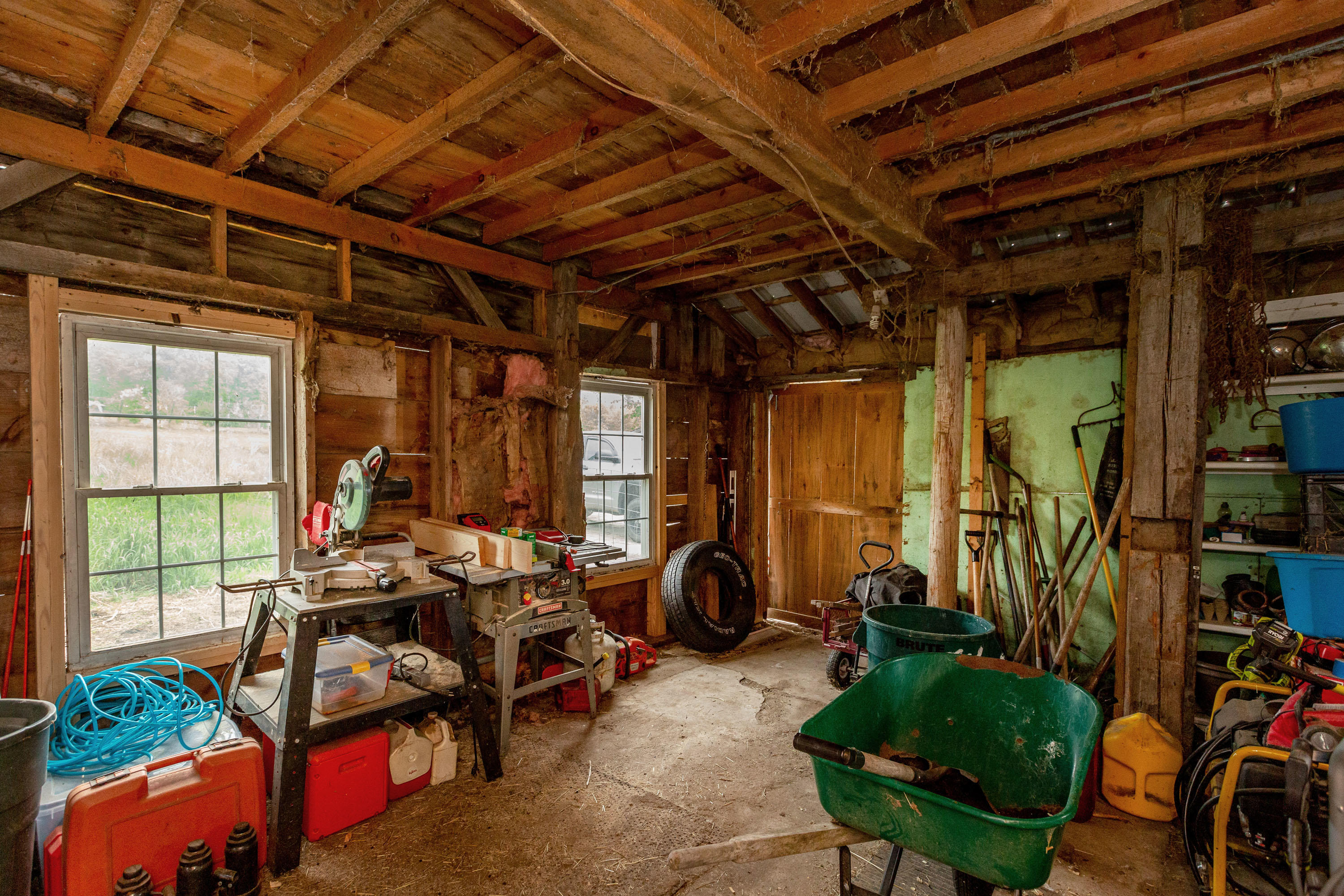 128 Fish Meadow Road Livermore, ME 04253 - Photo 84 of 86 Inside barn