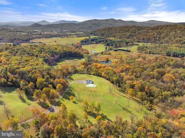 a view of lake and mountain