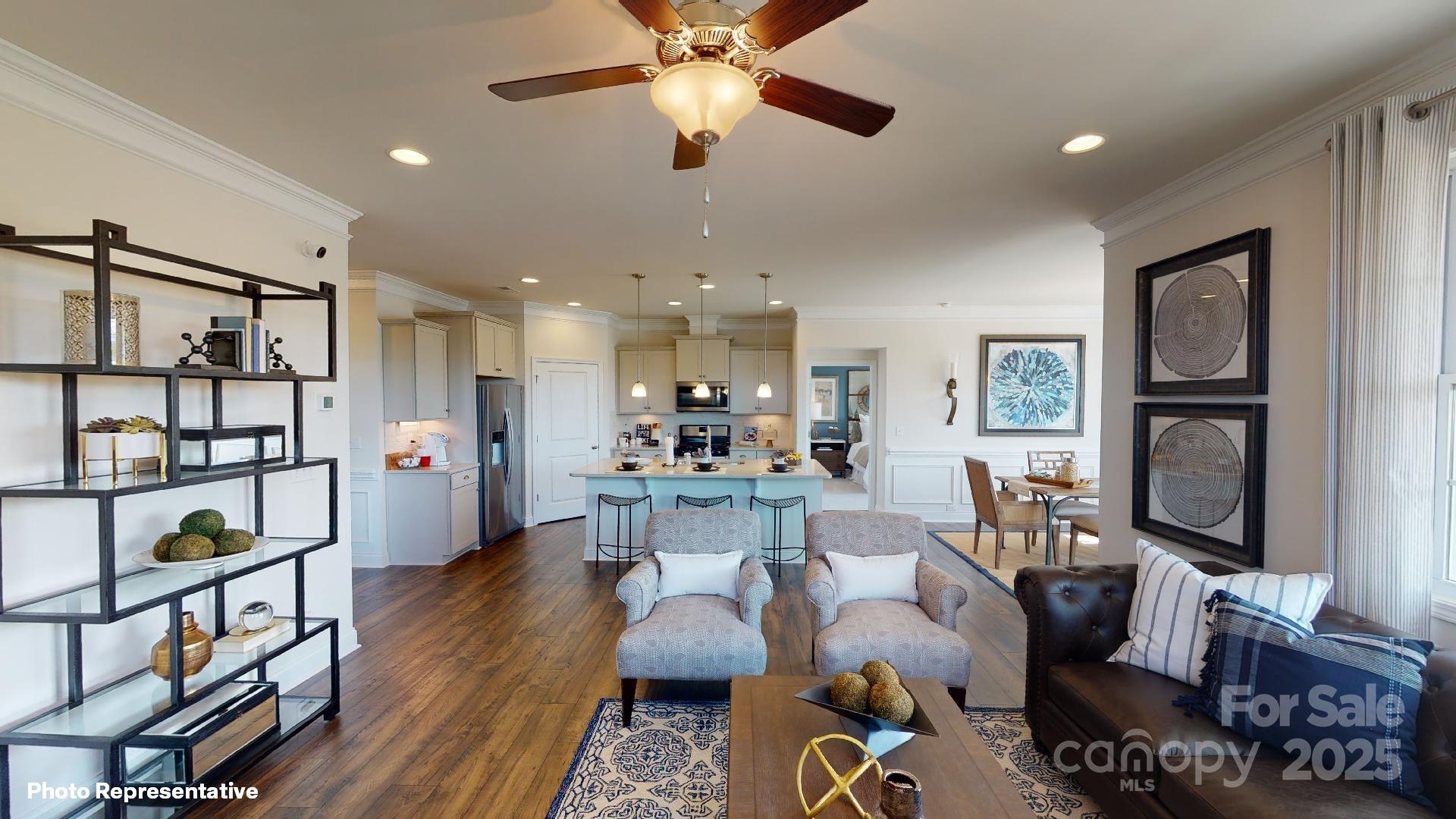 7653 Bainbridge Road Sherrills Ford, NC 28673 - Photo 13 of 25 a living room with furniture wooden floor and a cabinet