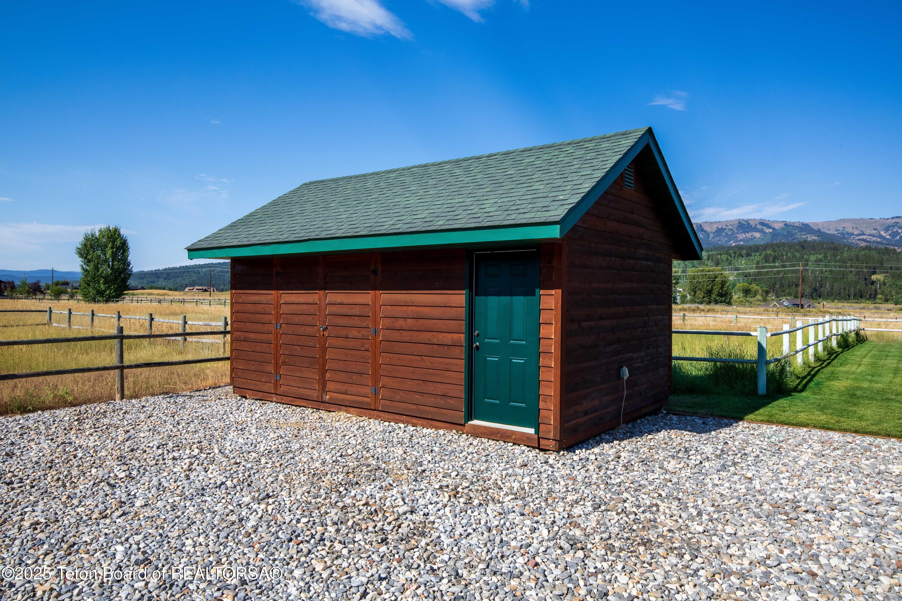 575 Buffalo Drive Alpine, WY 83128 - Photo 42 of 53 575 Buffalo Tack Shed