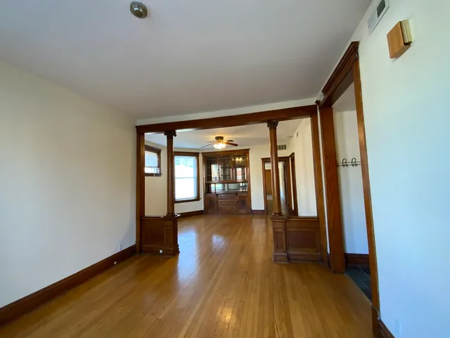 wooden floor in an empty room