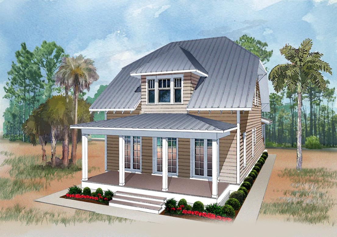 15 Clipper Street Inlet Beach, FL 32461 - Photo 1 of 10 a house view with a garden space