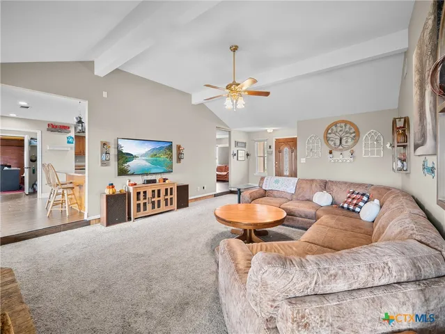 a bedroom with a bed and furniture