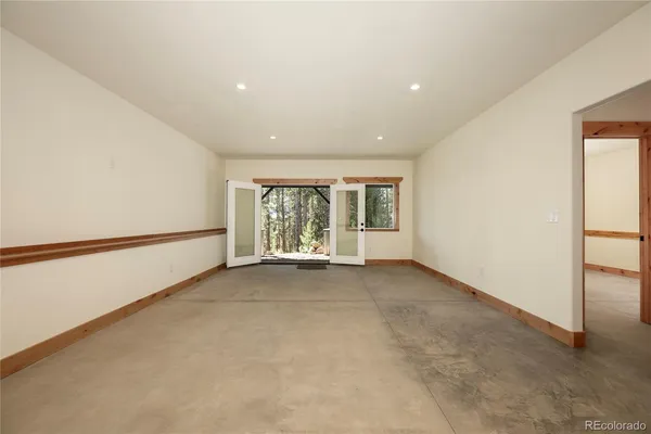 a view of an empty room