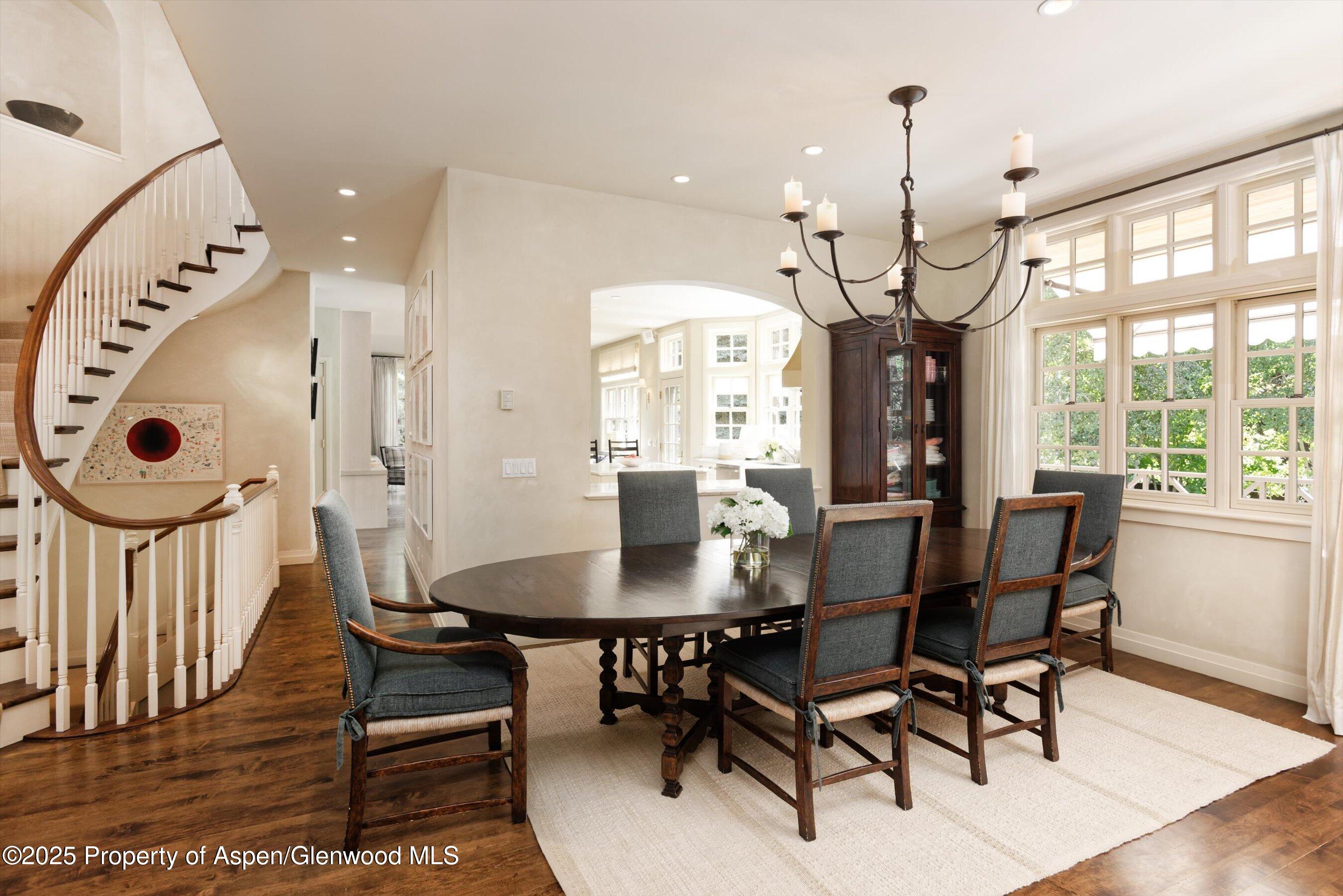 42 Northway Drive Aspen, CO 81611 - Photo 8 of 37 a view of a dining room with furniture and window