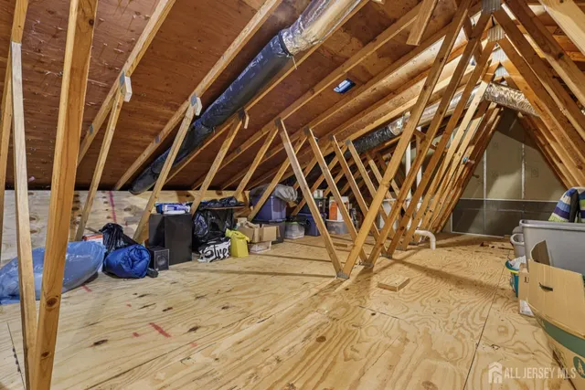 a view of storage and utility room