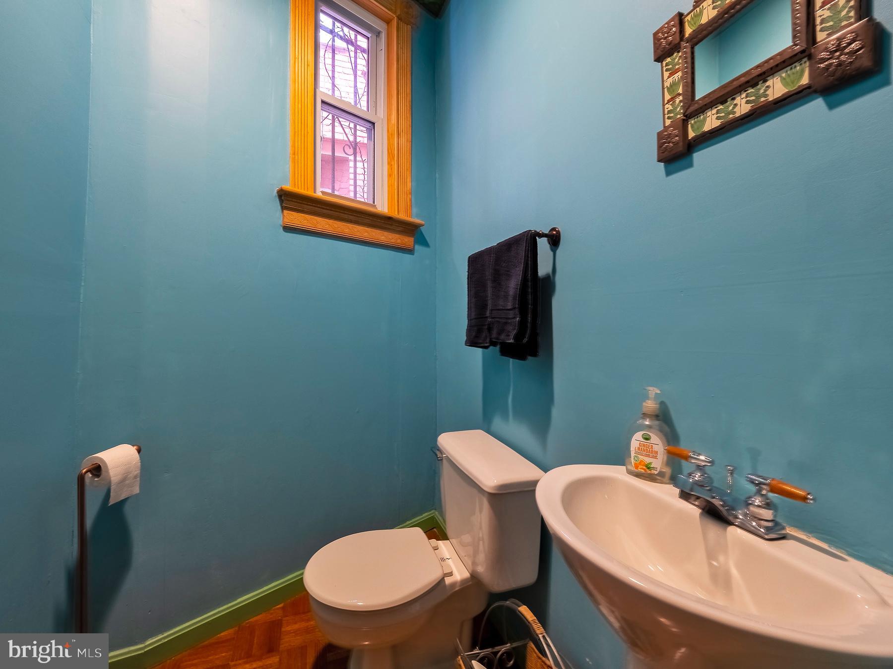 116 U Street Northwest Washington, DC 20001 - Photo 16 of 49 Half bath between dining room and kitchen