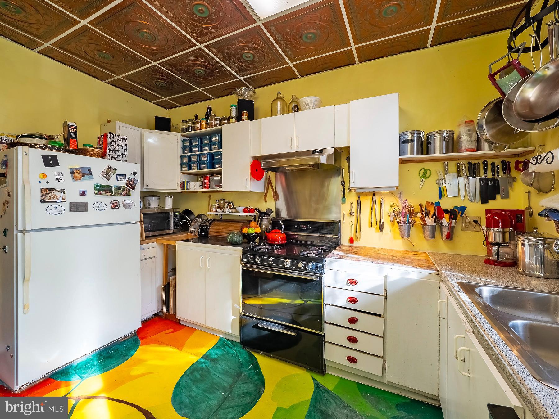 116 U Street Northwest Washington, DC 20001 - Photo 19 of 49 Newly installed ceiling tiles from India