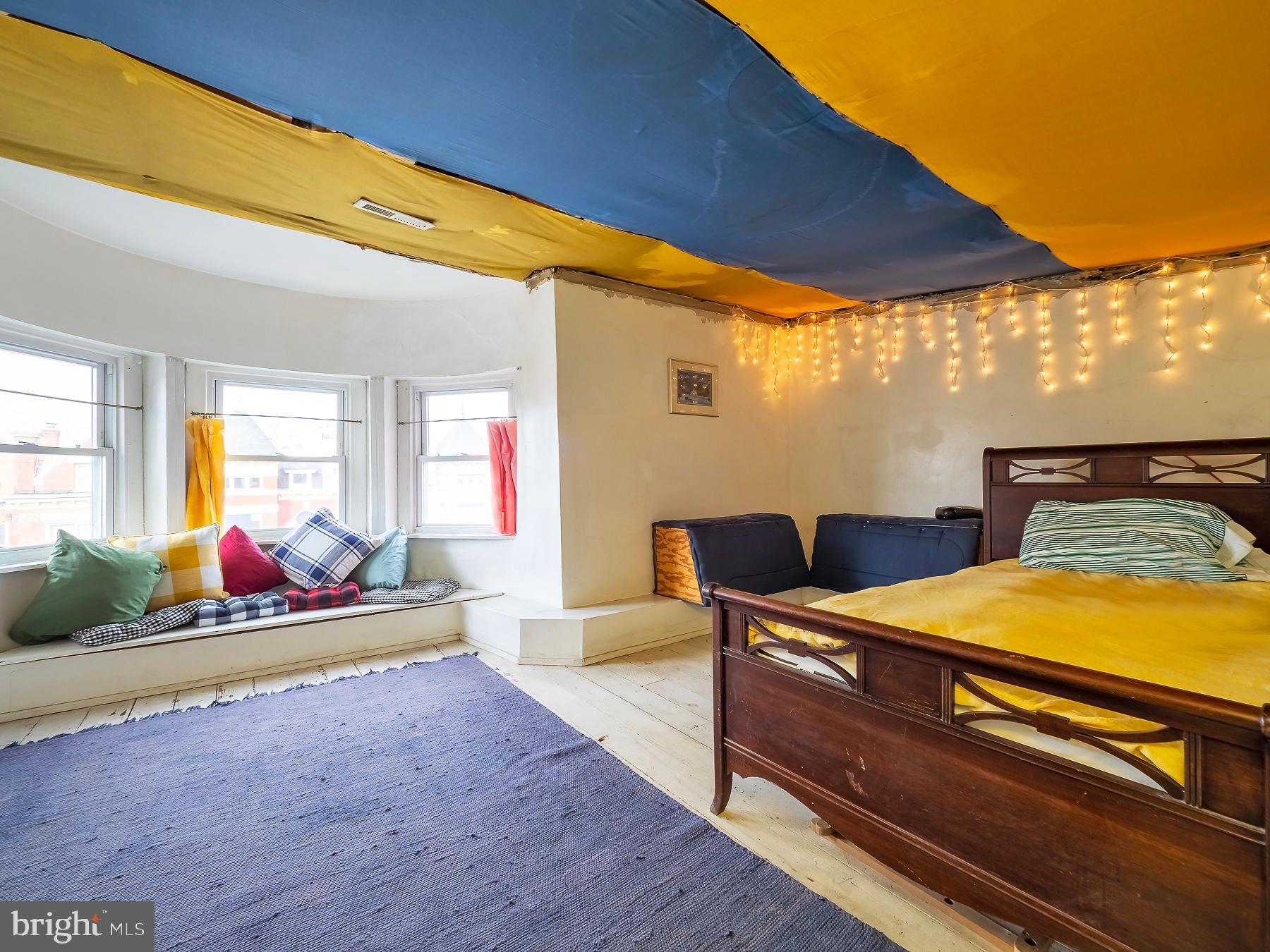 116 U Street Northwest Washington, DC 20001 - Photo 33 of 49 Window seat in the attic turret.