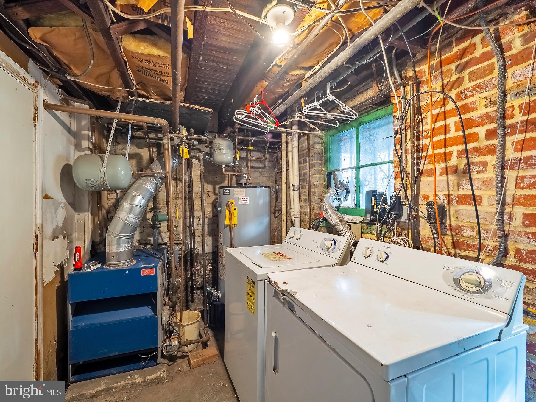 116 U Street Northwest Washington, DC 20001 - Photo 35 of 49 Basement level laundry/utility room