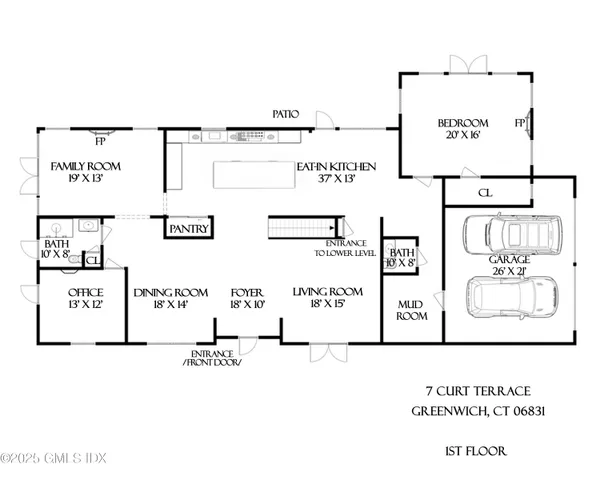 $2,995,000 | 7 Curt Terrace, Greenwich, CT 06831