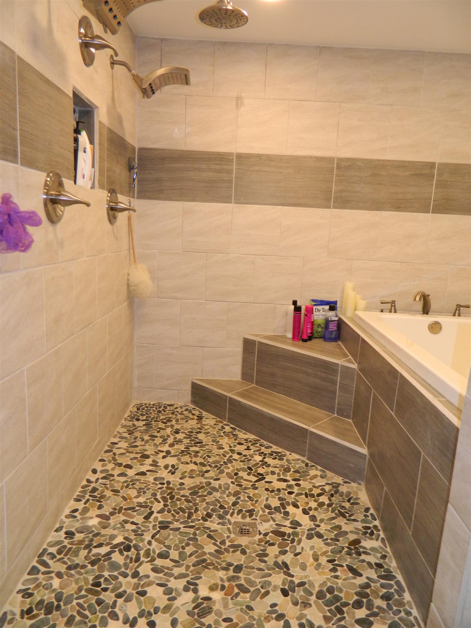 491 Pee Dee Branch Road Cottontown, TN 37048 - Photo 17 of 30 a bathroom with a sink and a shower