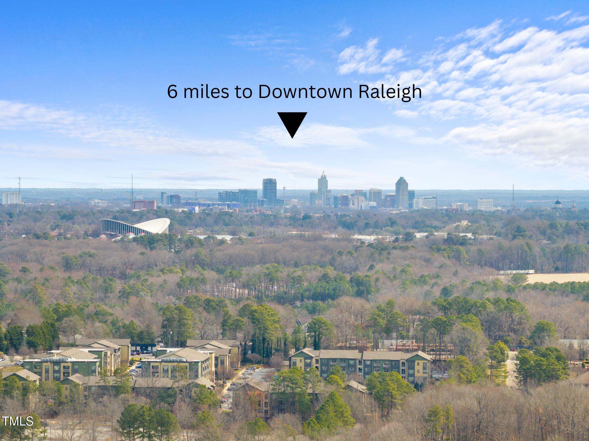 6301 King Lawrence Road Raleigh, NC 27607 - Photo 72 of 79 a view of a lake with a mountain in the background