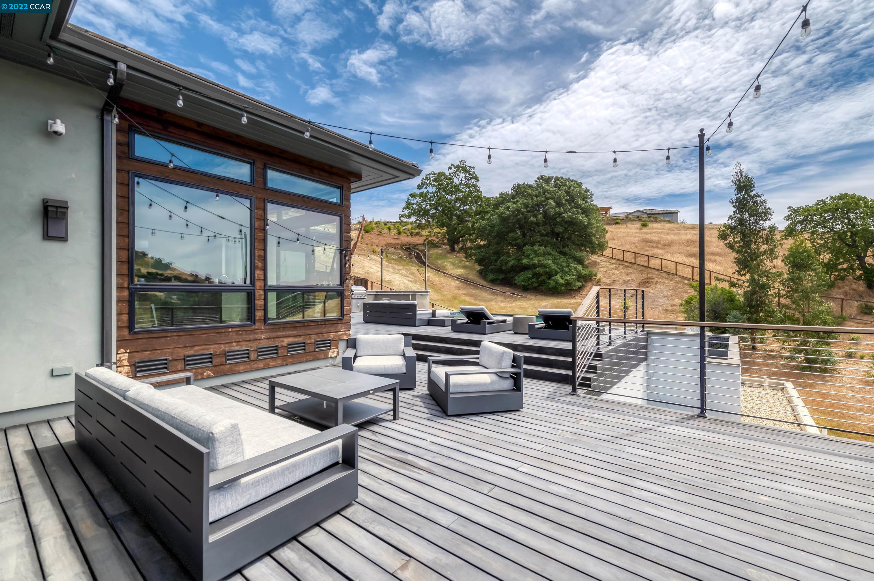 155 Arbor View Lane Lafayette, CA 94549 - Photo 11 of 32 a view of outdoor kitchen with seating area