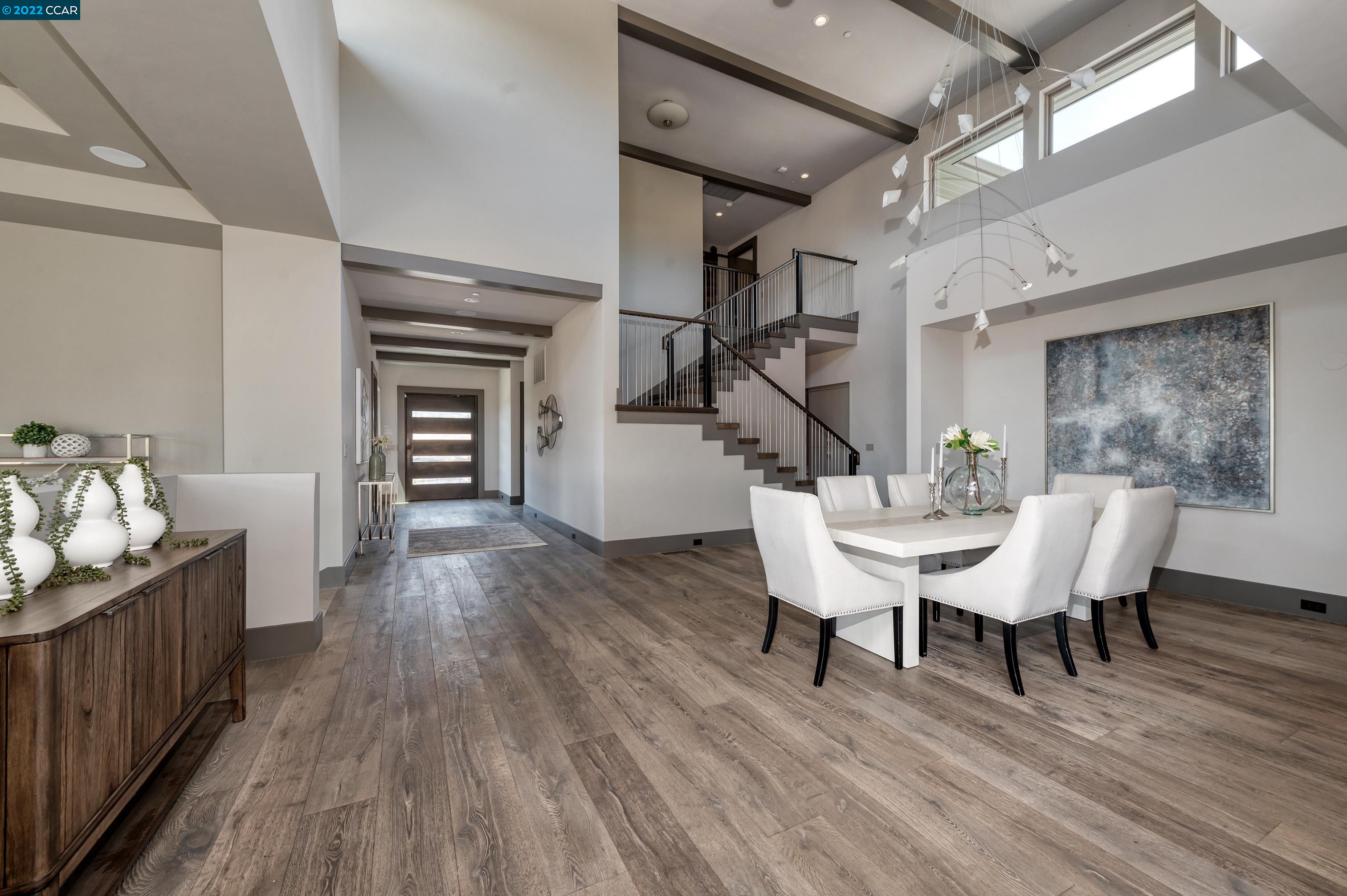 155 Arbor View Lane Lafayette, CA 94549 - Photo 13 of 32 a view of a dining room with furniture and wooden floor