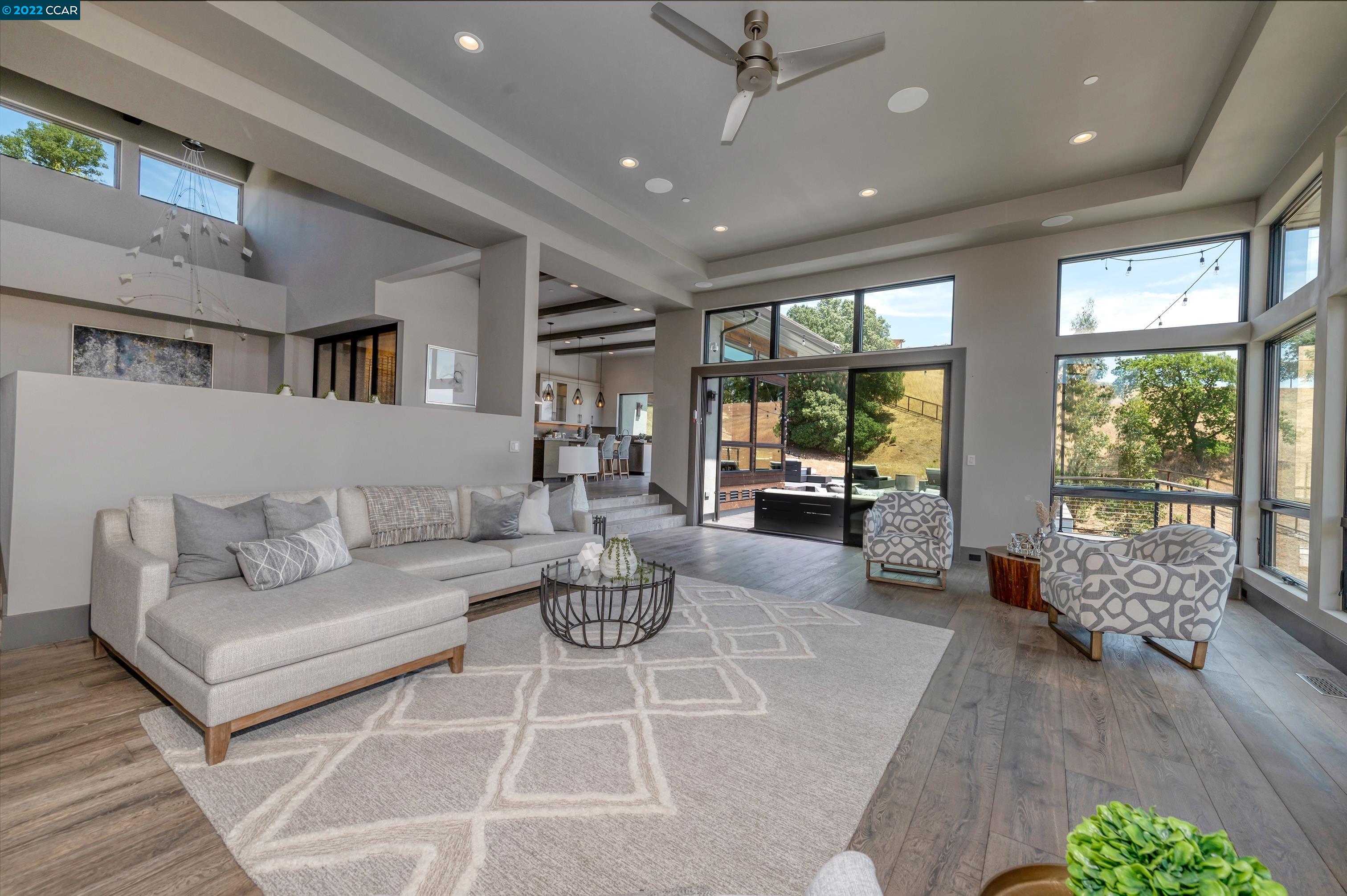 155 Arbor View Lane Lafayette, CA 94549 - Photo 15 of 32 a living room with furniture and a large window