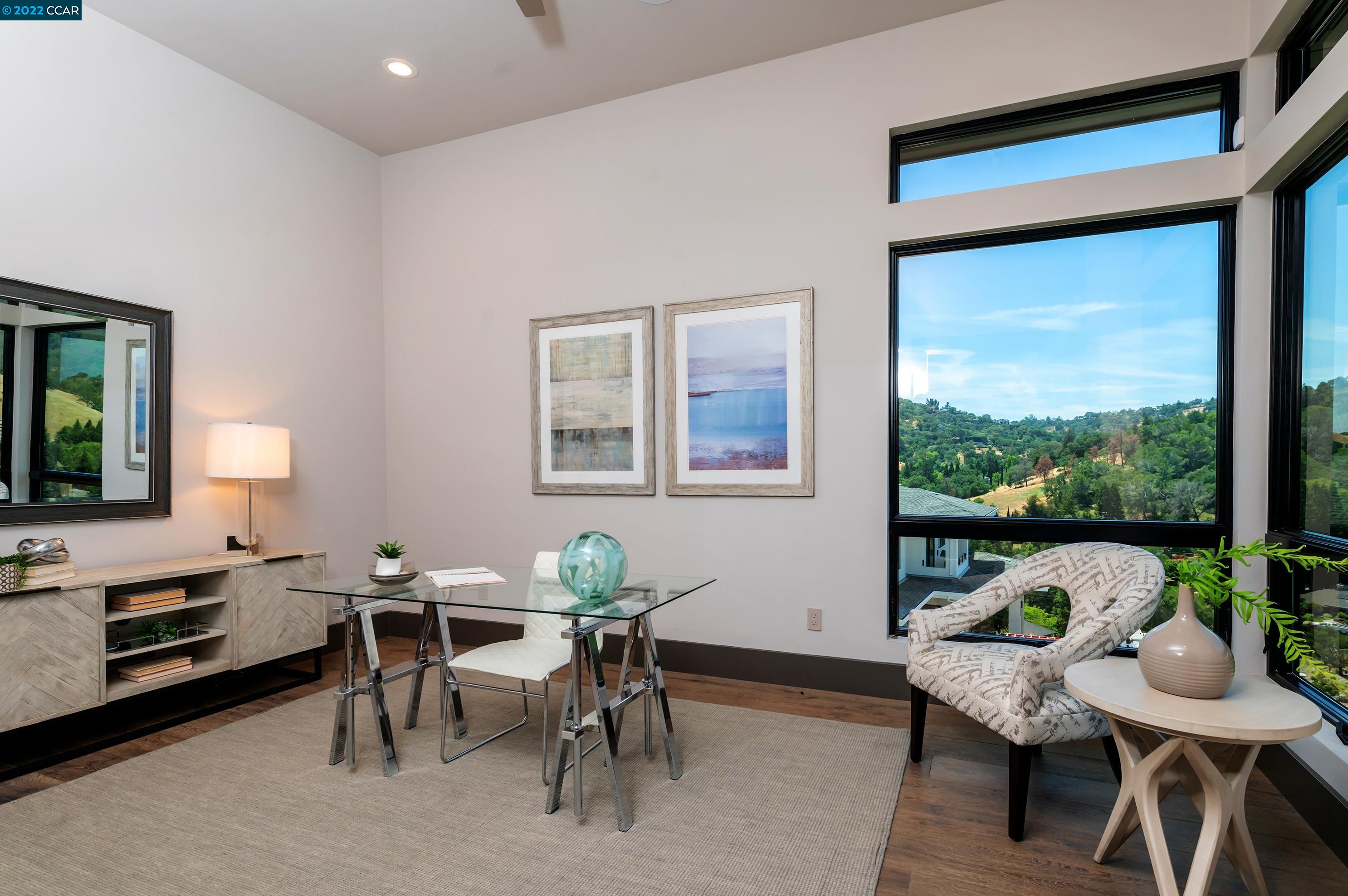 155 Arbor View Lane Lafayette, CA 94549 - Photo 18 of 32 a workspace with furniture and a window