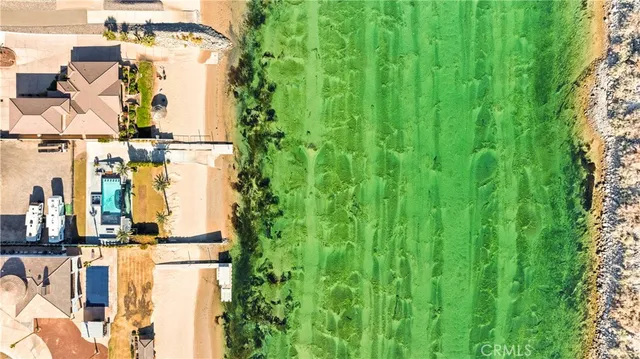a view of an ocean and beach