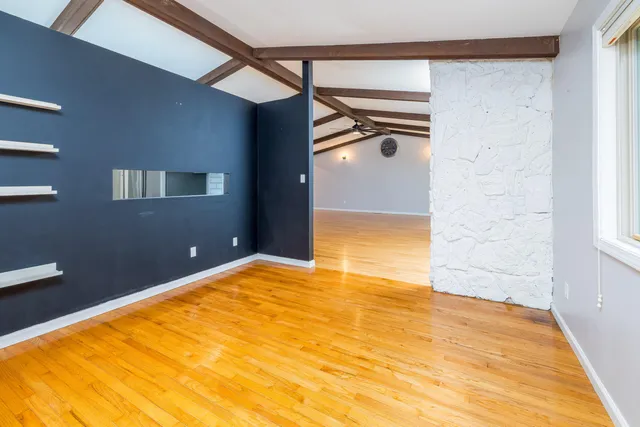 a view of empty room