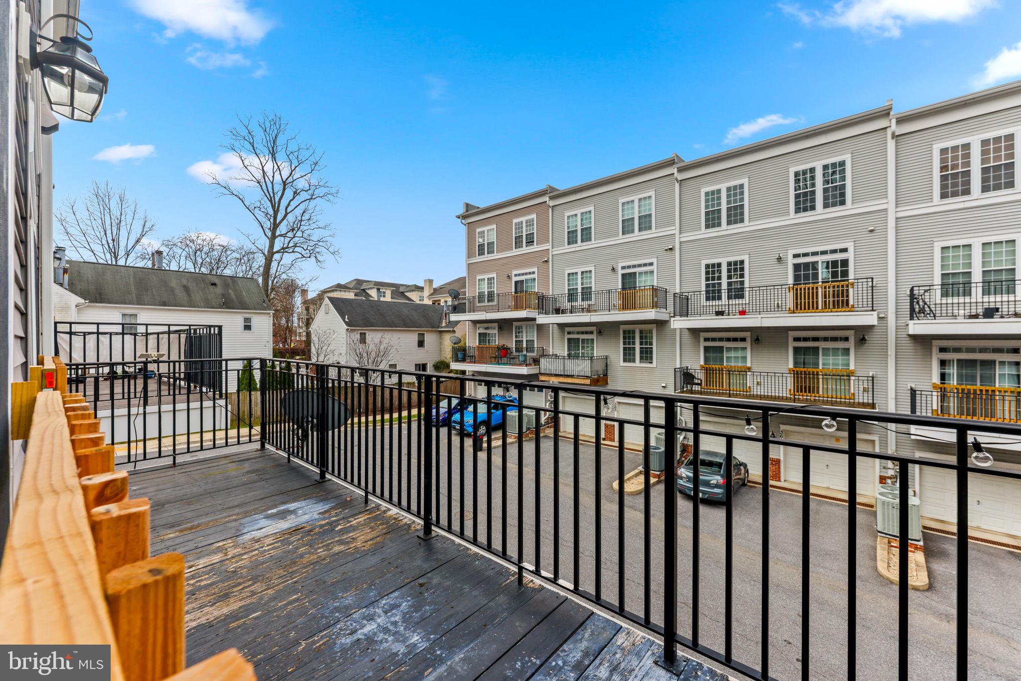 224 North Summit Avenue Gaithersburg, MD 20877 - Photo 33 of 34 a view of a building from a balcony
