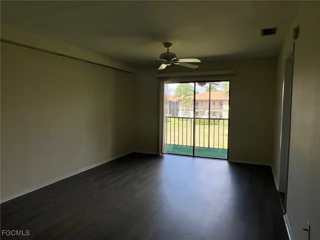 wooden floor in an empty room
