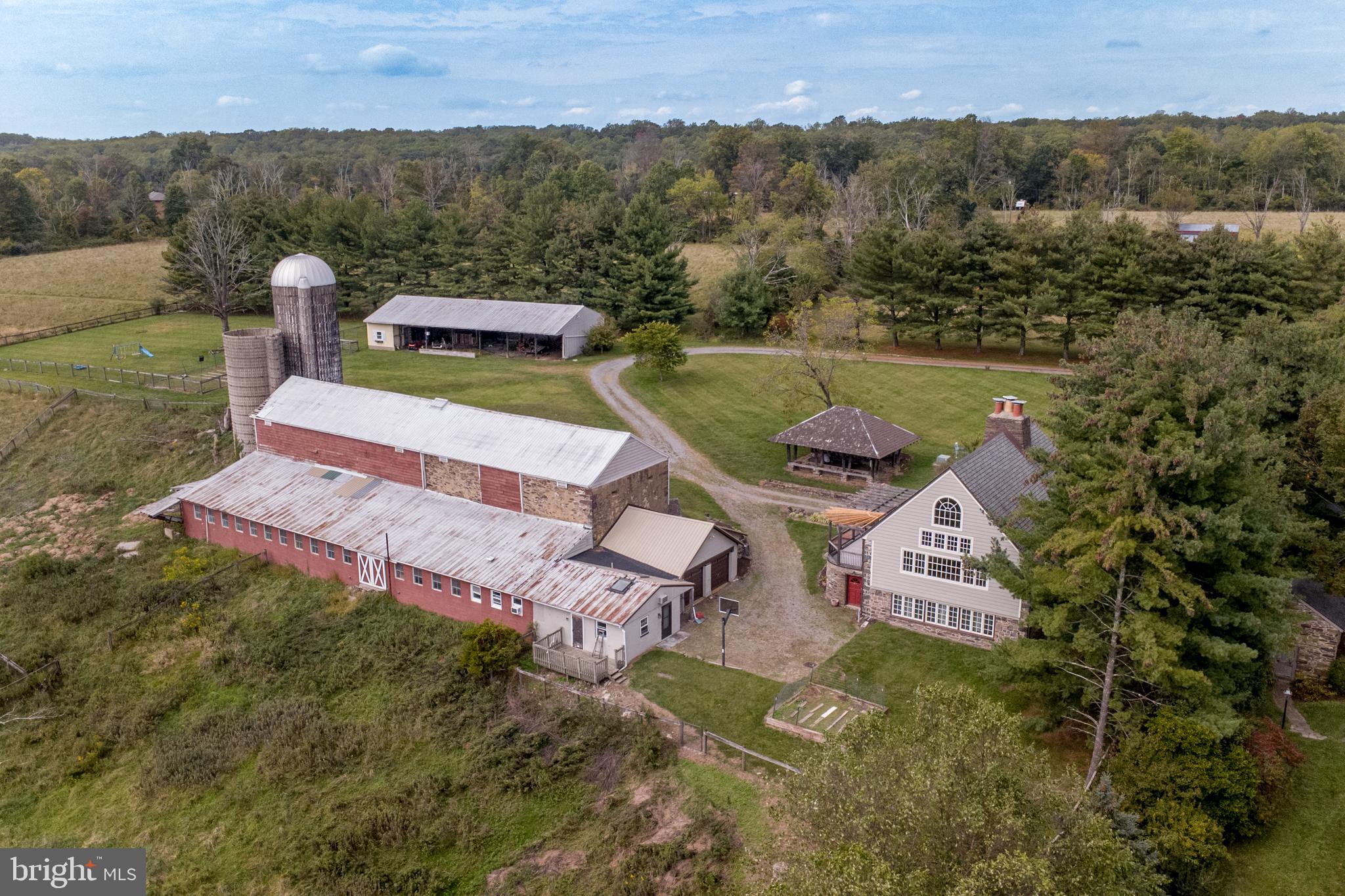 96 Stony Brook Road Hopewell, NJ 08525 - Photo 5 of 49 an aerial view of a house with outdoor space