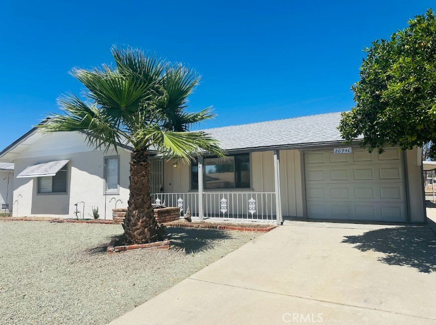 28940 Carmel Road Menifee, CA 92586 - Photo 1 of 29 Nice covered porch and single car garage.