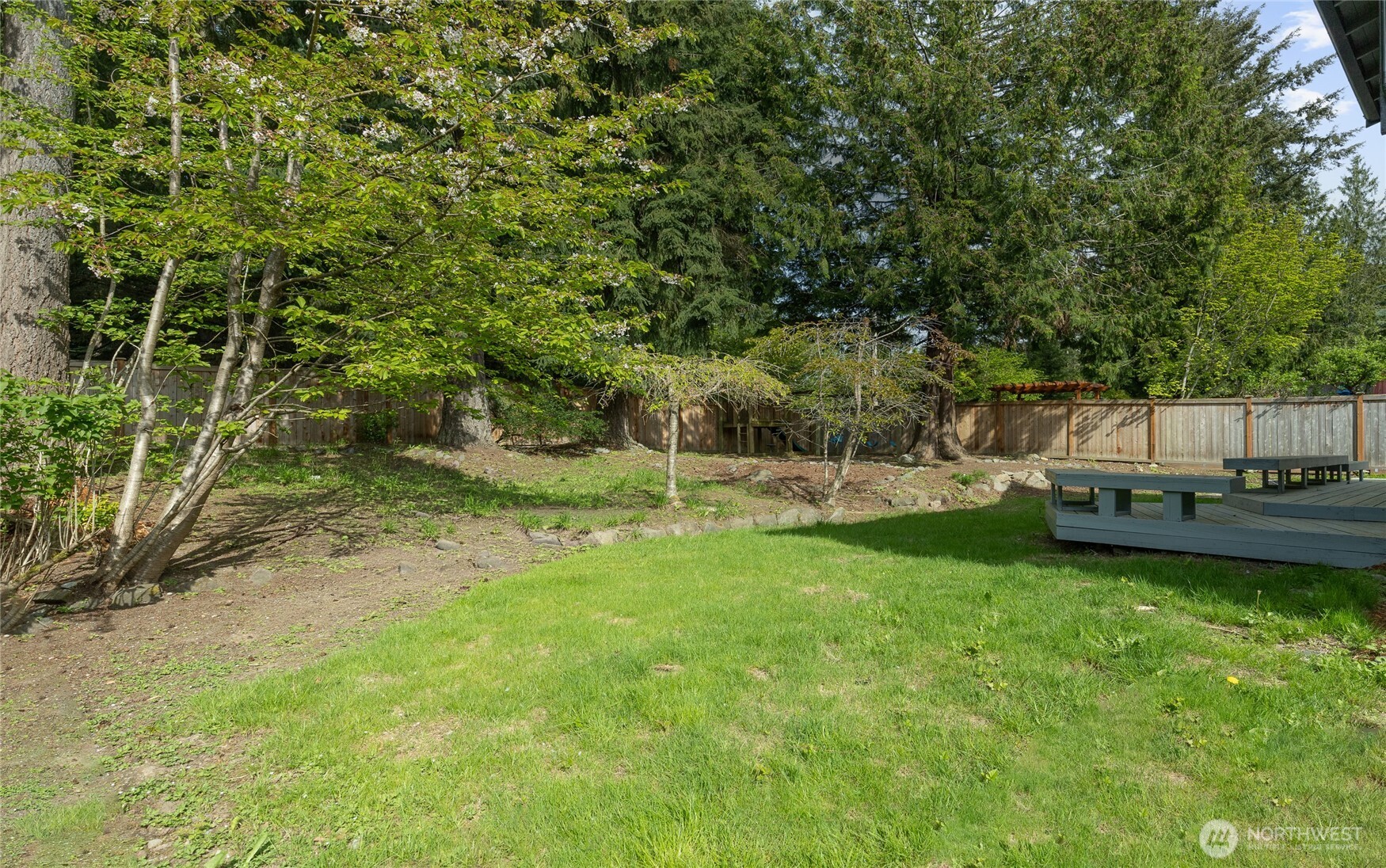 19419 133rd Avenue Southeast Renton, WA 98058 - Photo 37 of 40 a view of a yard with large trees