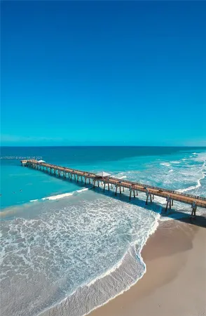 a view of an ocean beach