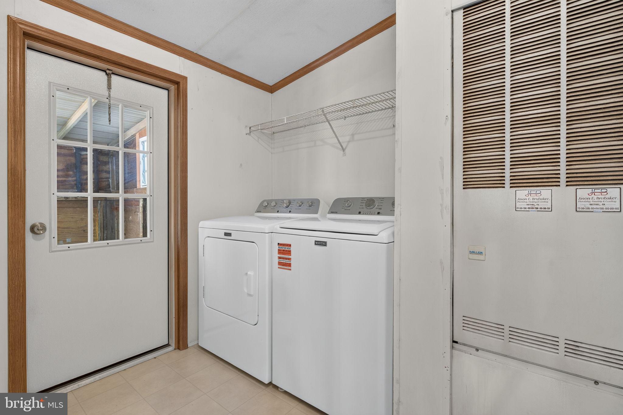 1910 Schubert Road, Unit 8 Bethel, PA 19507 - Photo 29 of 40 Laundry room equipped w/washer & dryer