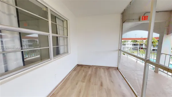 a room with window