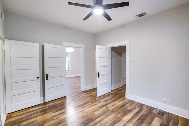 wooden floor in an empty room