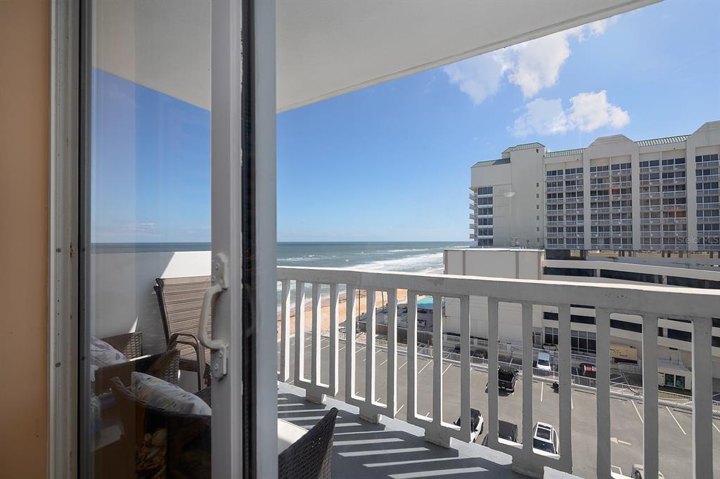 2800 North Atlantic Avenue, Unit 712 Daytona Beach, FL 32118 - Photo 9 of 20 a view of a balcony