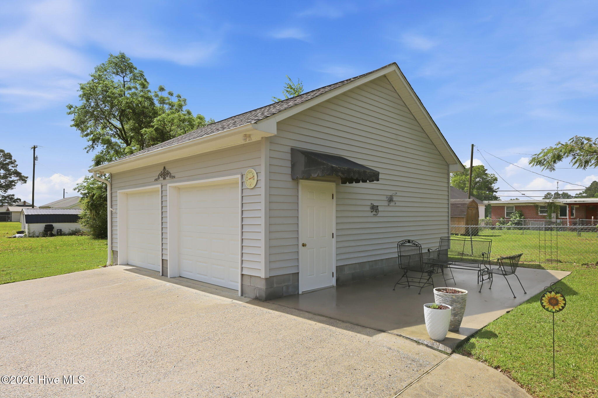 46 Elizabeth Avenue Chocowinity, NC 27817 - Photo 15 of 48 DETACHED GARAGE WITH SIDE PATIO AREA