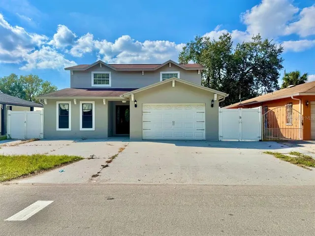 front view of house with a yard